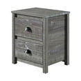 thumbnail image 1 of Camaflexi Hampton Solid Wood Nightstand - Misty Grey Finish, 1 of 10