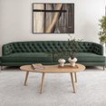 thumbnail image 1 of Camaflexi Mid Century Modern Coffee Table Small Tabletop Wood Coffee Desk, Light Oak, 1 of 8