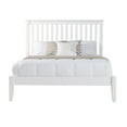 thumbnail image 1 of Camaflexi Mission Style Solid Wood Full Platform Bed in White, 1 of 5