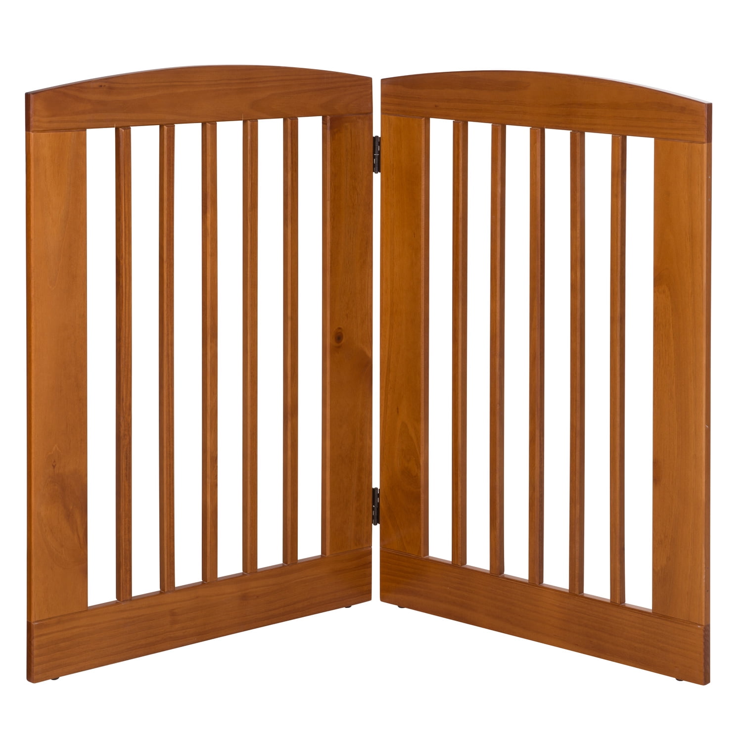 Picture of Camaflexi Ruffluv 2 Panel Wooden Dog Gate 36” Animal Barrier Pet Gate ...