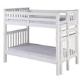 thumbnail image 1 of Camaflexi Santa Fe Mission Tall Bunk Bed Twin Over Twin, Solid Wood Bed Frame, White Finish, 1 of 13