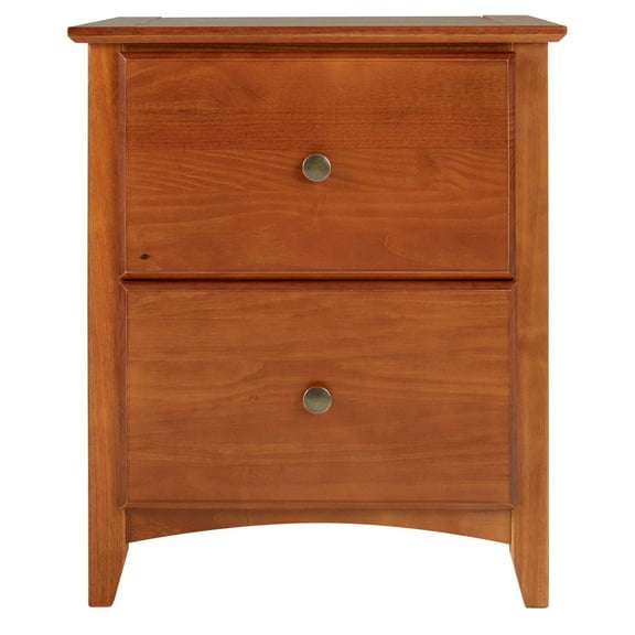 Camaflexi Shaker Style 2 Drawer Night Stand - Multiple Finishes
