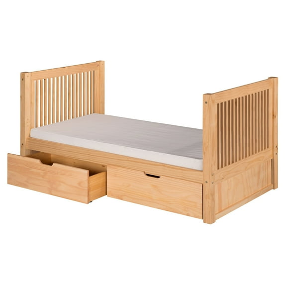 Camaflexi Tall Mission Headboard Platform Bed
