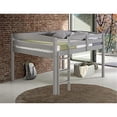 thumbnail image 1 of Camaflexi Tribeca Solid Wood Low Loft Bed Frame Twin in Gray, 1 of 6