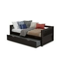 thumbnail image 1 of Camaflexi Twin Size Day Bed with Twin Trundle - Mission Headboard - Cappuccino Finish, 1 of 4