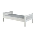 thumbnail image 1 of Camaflexi Twin Size Platform Bed - Mission Headboard - White Finish, 1 of 4