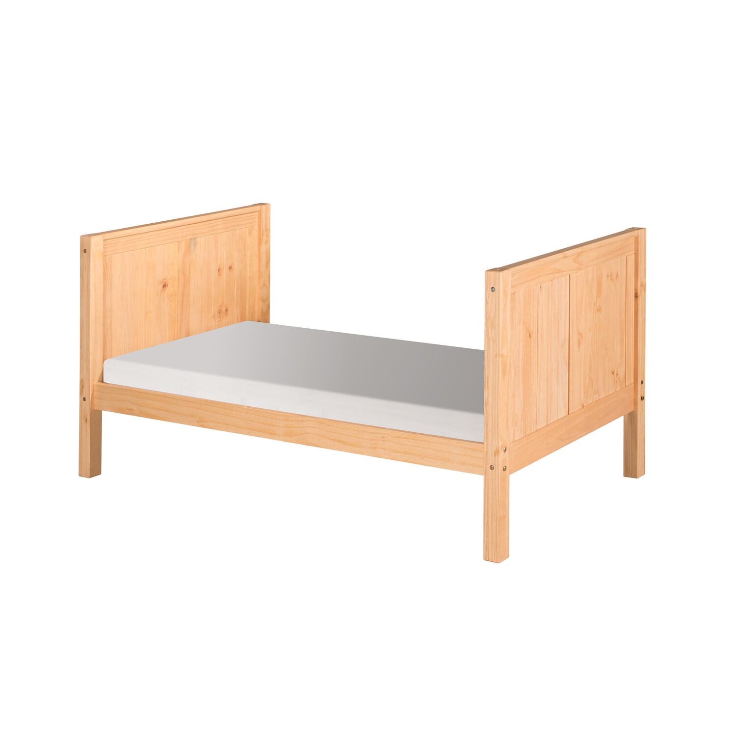 Camaflexi Twin Size Tall Platform Bed Panel Headboard Natural