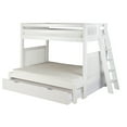 thumbnail image 1 of Camaflexi Twin over Full Bunk Bed with Twin Trundle - Mission Headboard - Lateral Angle Ladder - White Finish, 1 of 2