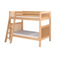 thumbnail image 1 of Camaflexi Twin over Twin Bunk Bed - Mission Headboard - Angle Ladder - Natural Finish, 1 of 6