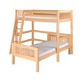 thumbnail image 1 of Camaflexi Twin over Twin Loft Bed - L Shape - Mission Headboard - Multiple Finishes, 1 of 4