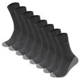 thumbnail image 1 of Camano Unisex Socks - Walk Socks, Single-Coloured, Pack Of 8 Anthracite 43-46 (Uk 9-11), 1 of 4