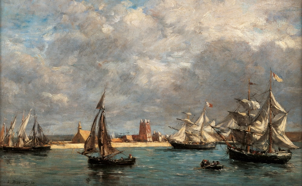 Camaret Dock Canvas Art - (24 x 18)