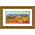 thumbnail image 1 of Camargo, Jesus P. 18x11 Gold Ornate Wood Framed with Double Matting Museum Art Print Titled - Casa Blanca Palma, 1 of 4