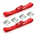 thumbnail image 1 of Camaro 1993-2002 Standard 2 Point Red Lap Bucket Seat Belt Kit with Bracketry - 2 Belts, 1 of 1