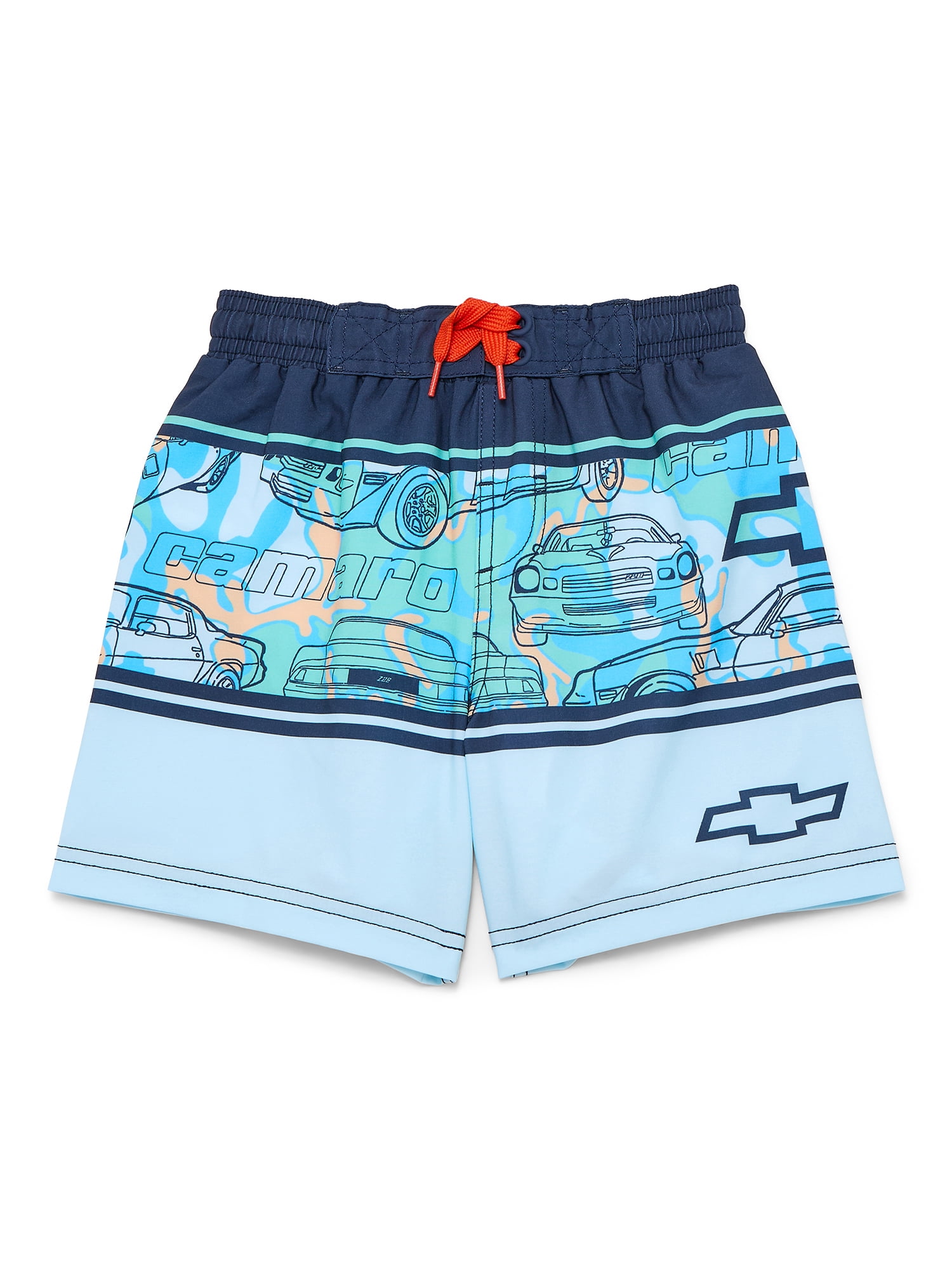 Camaro Boys Swim Trunks, Sizes 4-12