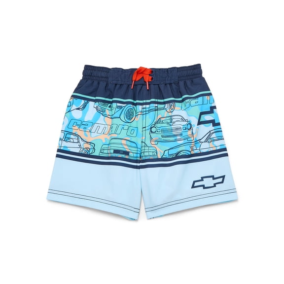 Camaro Boys Swim Trunks, Sizes 4-12