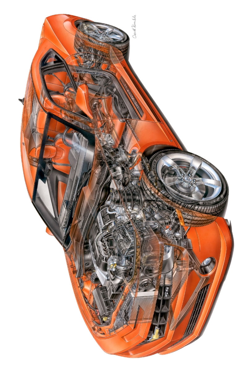 Camaro Chevy Cutaway Poster 16x24 Poster Medium Art Poster 16x24 ...