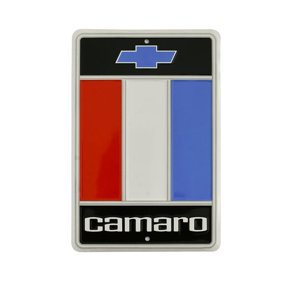 Camaro Chevy Parking Embossed Tin Metal Bar Pub Sign Game Room Garage Man Cave Wall Decor