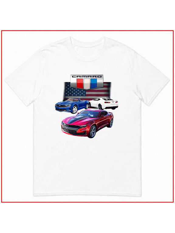 Camaro Fifth Generation 2010 2015 Modern Muscle Car American Unisex T Shirt V15686 Size S- 5XL
