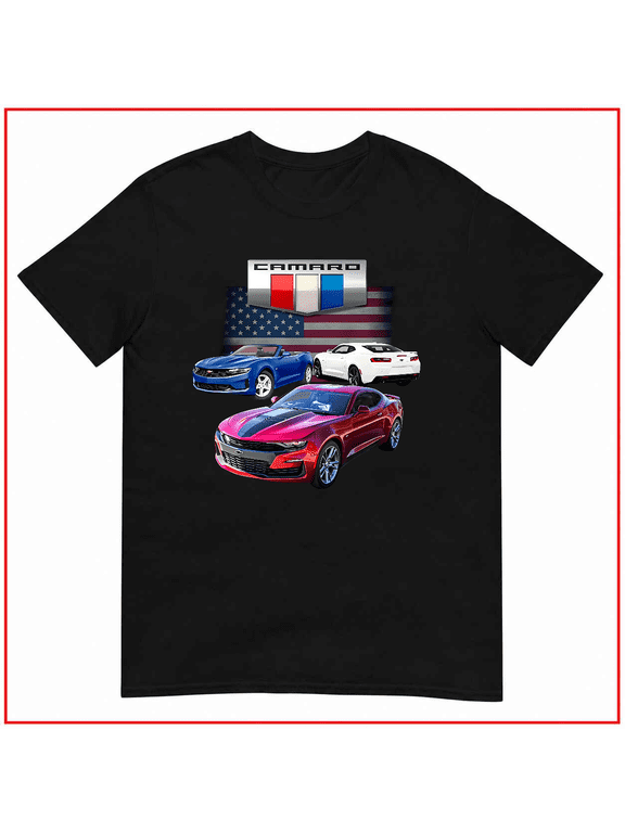 Camaro Fifth Generation 2010 2015 Modern Muscle Car American Unisex T Shirt V15686 Size S- 5XL