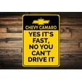 thumbnail image 1 of Camaro Novelty Decor, Metal Wall Sign - 10x14 Inches, 1 of 4