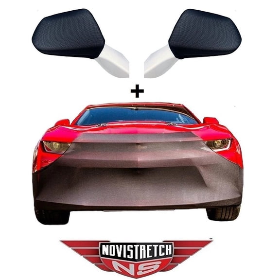 Camaro NoviStretch Front + Mirror Bra High Tech Stretch Mask Combo 2016 thru 2024 FBM650C + MC250