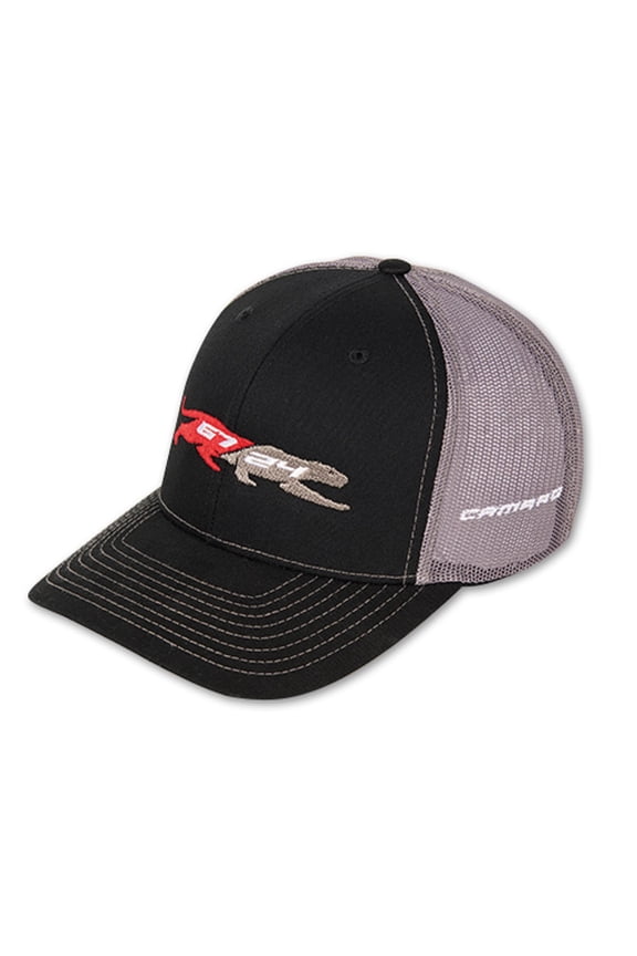 Camaro Panther 67/24 Black and Gray Mesh Hat - Adult Size