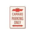 thumbnail image 1 of Camaro Parking only Sign with Bowtie 12" x 18", 1 of 1