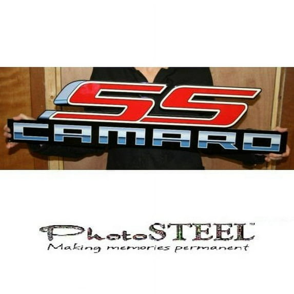 Camaro SS Full Size Wall Emblem Art 34" by 8" 5th Gen 2010 Through 2015