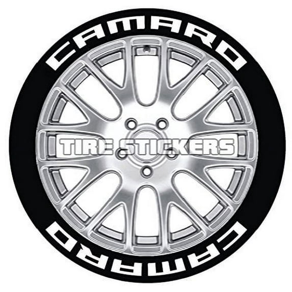 Camaro Tire Stickers - Permanent 1" Camaro