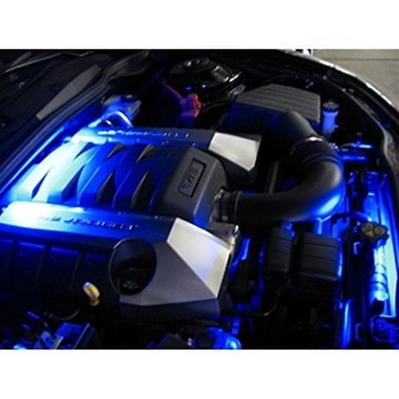 Camaro Underhood Led Lighting Kit 4 Function Remote Controlled Blue Super Bright