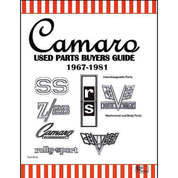 Camaro Used Parts Buyers Guide