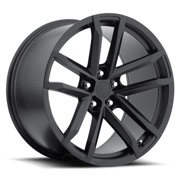 Camaro Wheels 20X11 5X120 +43 HB 66.9 2012 Camaro Style 41 Zl Satin Black With Cap FR Series 41 Factory Reproductions