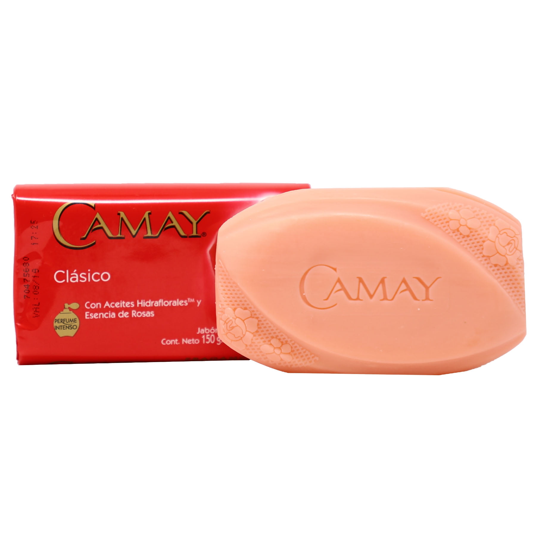 Camay Classic Bar Soap, Body Wash Bar with Rose Essence, Subtle Scented,  4.98 oz.