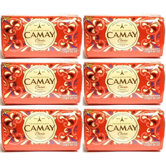 Camay International Classic Fragrance Bar Soap, 125 G / 4.4 Ounce (Pack of 18 Bars)