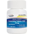 thumbnail image 1 of Camber Consumer Care Famotidine 10 mg Tablets, Acid Relief Tablets, 100 Count, 1 of 5