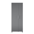thumbnail image 1 of Camberly Tall Asymmetrical Cabinet, Graphite Gray, 1 of 9
