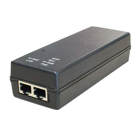 Cambium Networks C000000L141A PoE Injector 60W, 56V, 10GbE DC Power Supply for High-Performance Networking Equipment