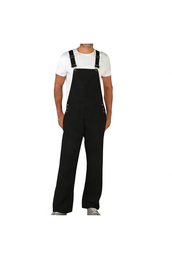 Mens Adjustable Straps Denim Bib Overalls Versatile Straight Leg Jeans Jumpsuit Overalls Workwear with Pockets 2026 Spring Summer Limited-time offer