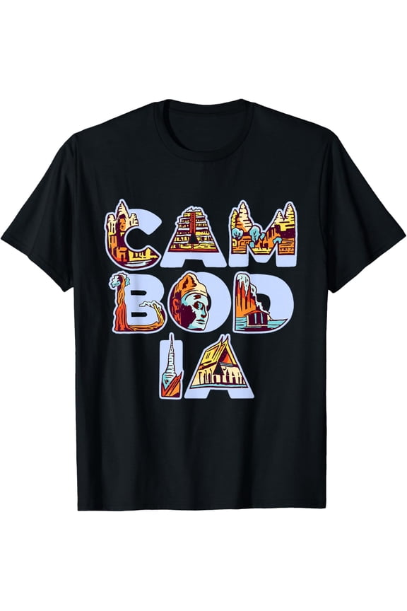 Cambodia Angkor Wat Souvenir Southeast Asia Holidays Gift T-Shirt