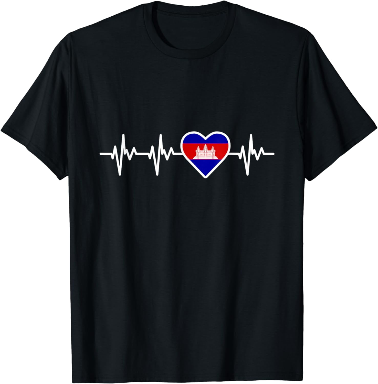 Cambodia Flag Spirit Tee