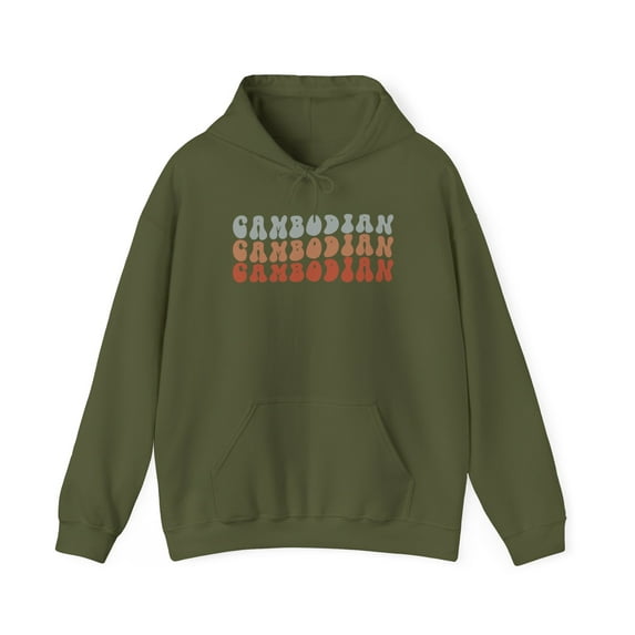 Cambodian Cambodia Pride Hoodie, Gifts, Hooded Sweatshirt