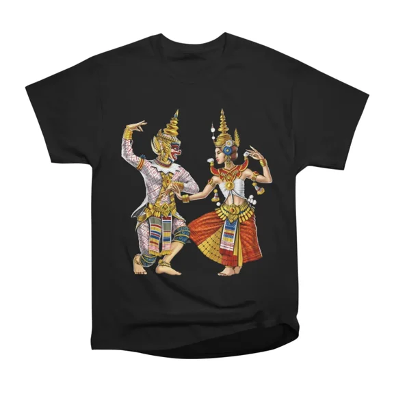 Cambodian Khmer Apsara Dance T-Shirt Tee Gift For Him Merch For Her Apparel For Friend