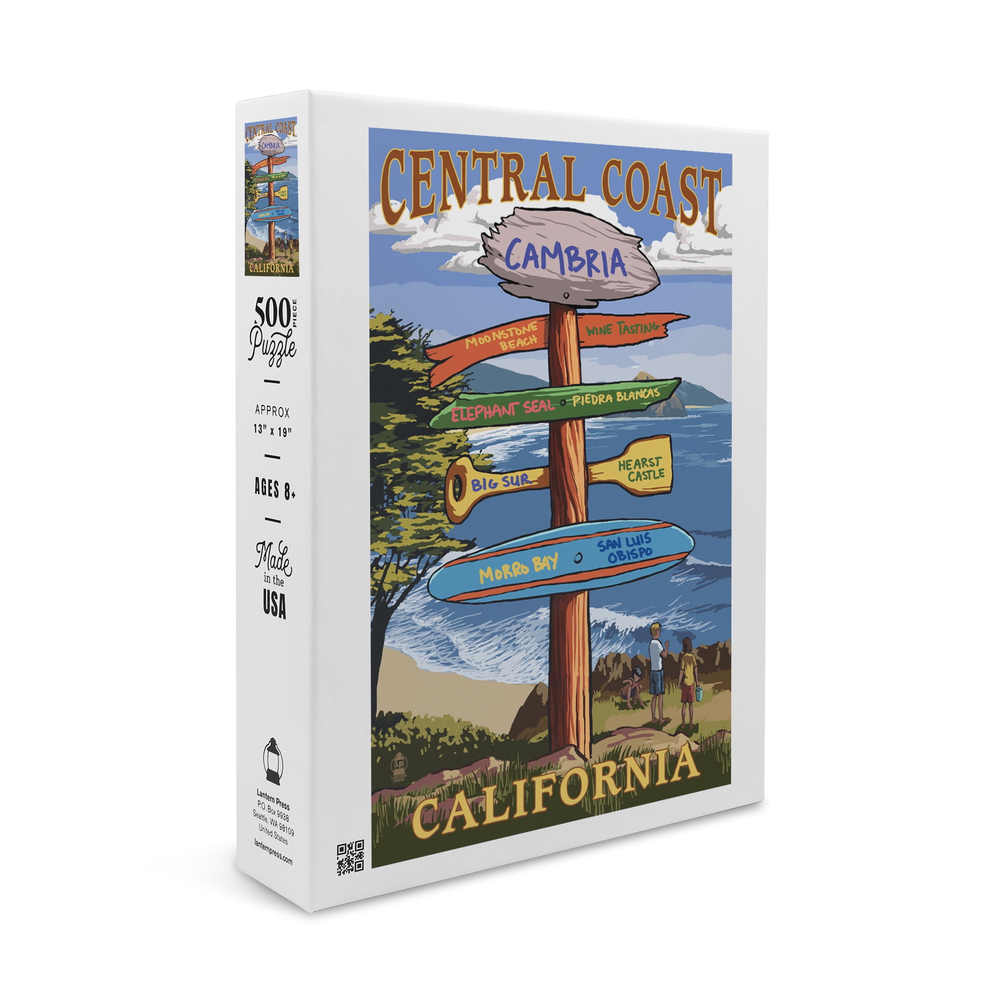 Cambria, California, Central Coast, Destinations Sign (19x27 inches ...