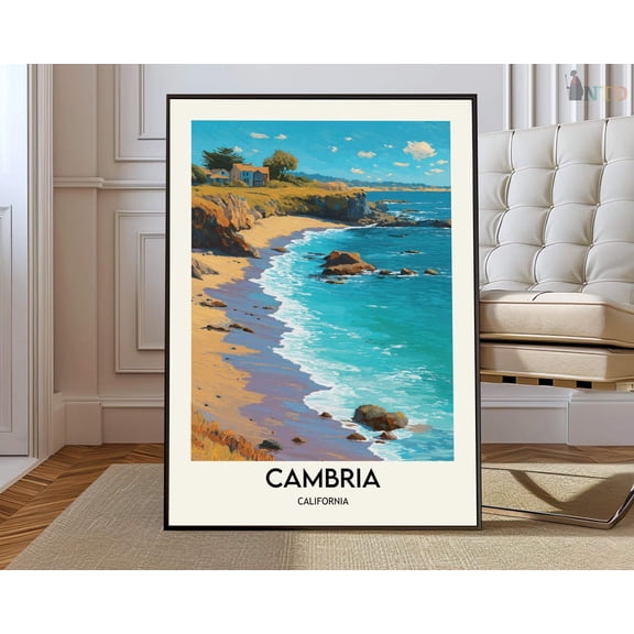 Cambria Central Coast California Poster Unframed Paper Print