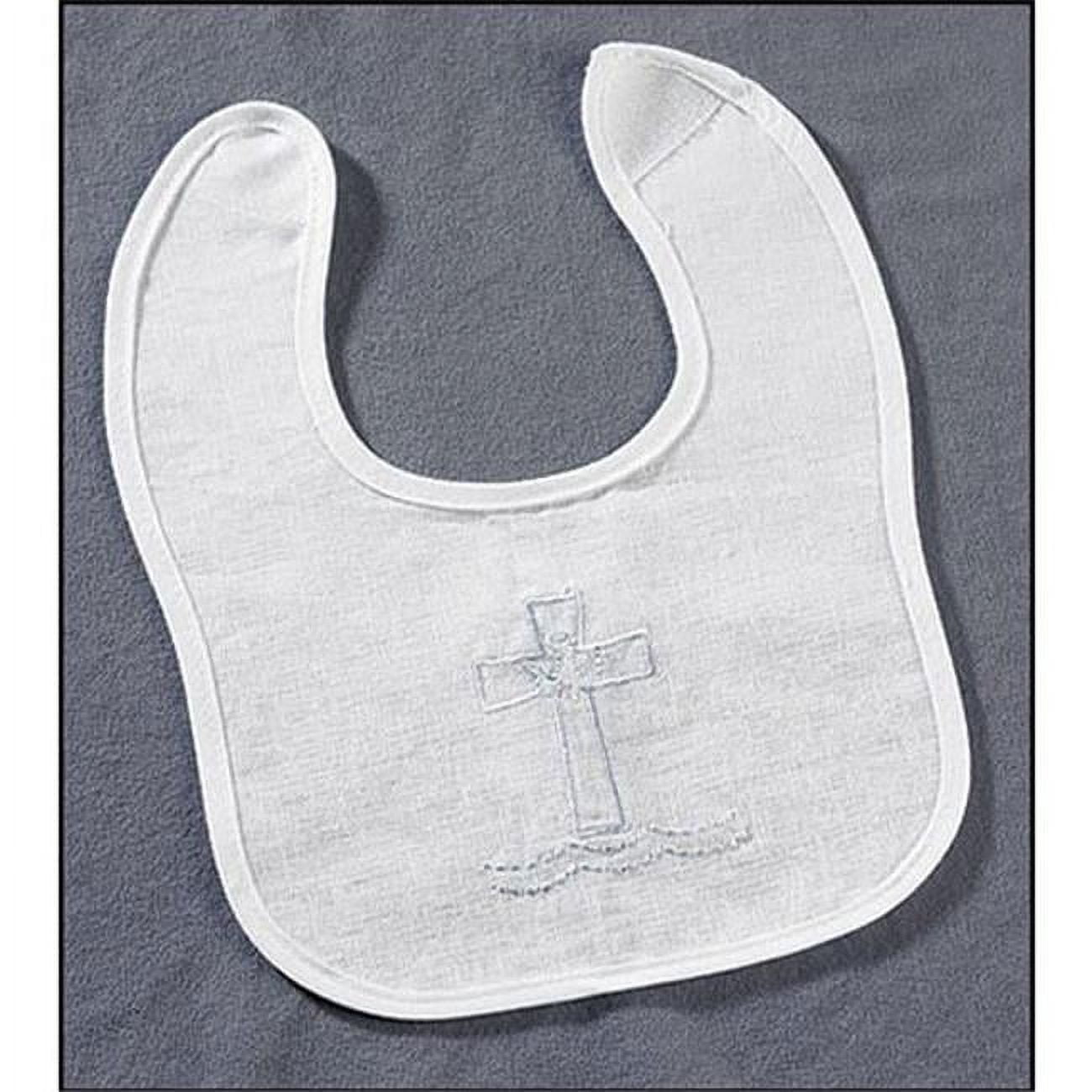 Cambridge 149391 Embroidered Cross Baptismal Bib