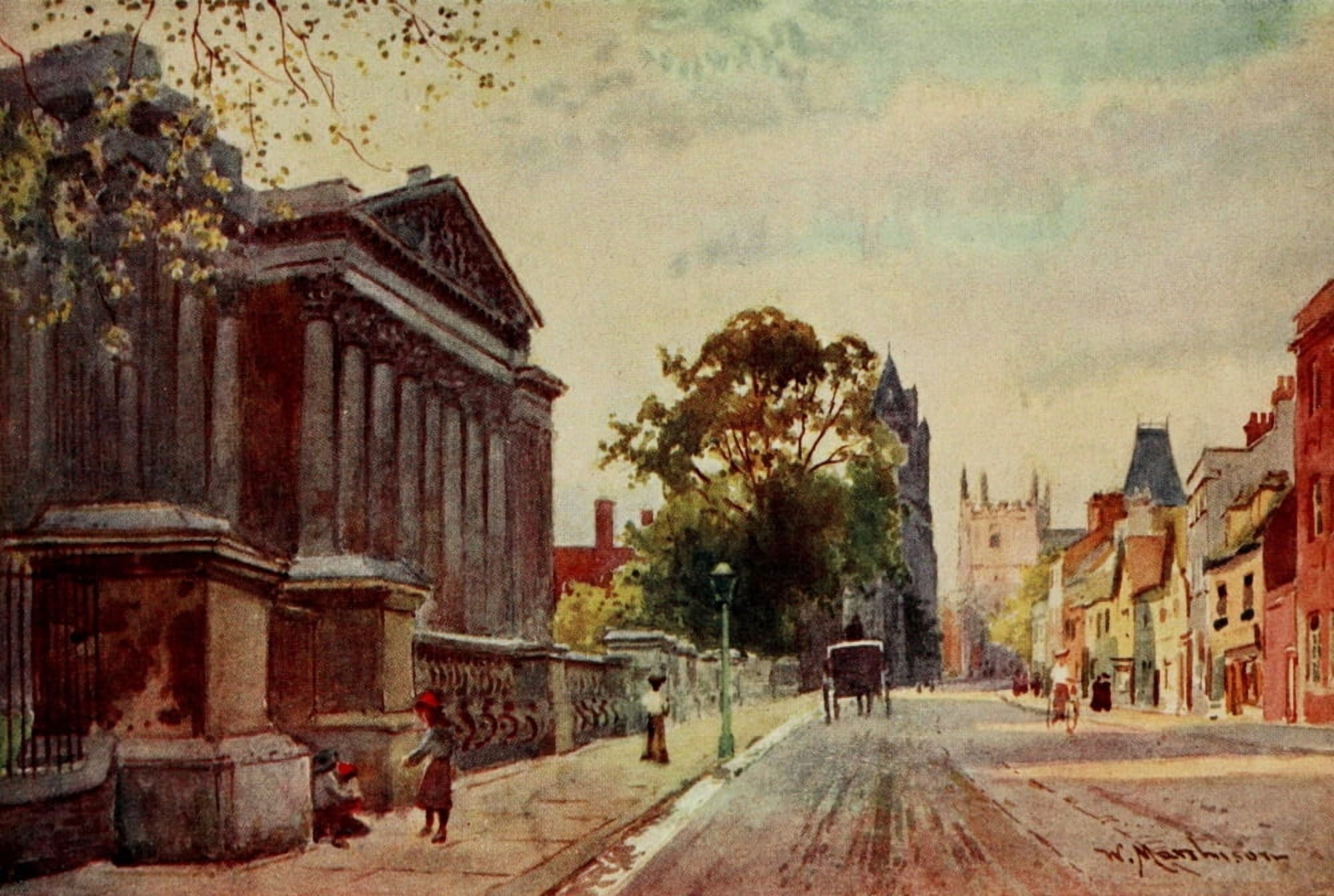Cambridge 1907 Fitzwilliam Museum Canvas Art - William Matthison (18 x 24)