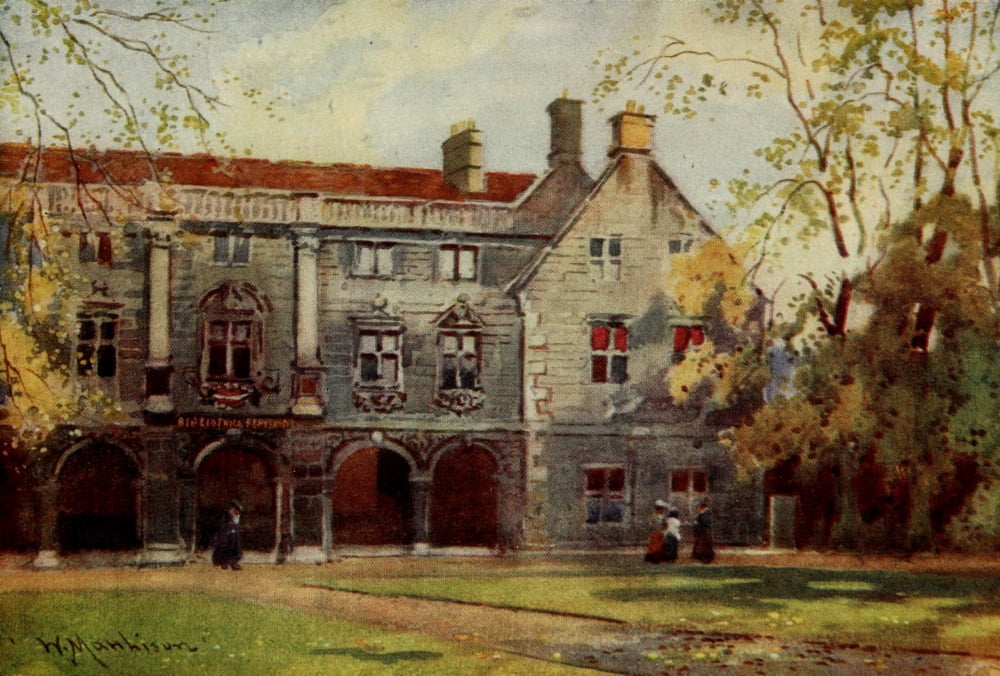 Cambridge 1907 Magdalene college Pepys library Canvas Art - William Matthison (24 x 36)