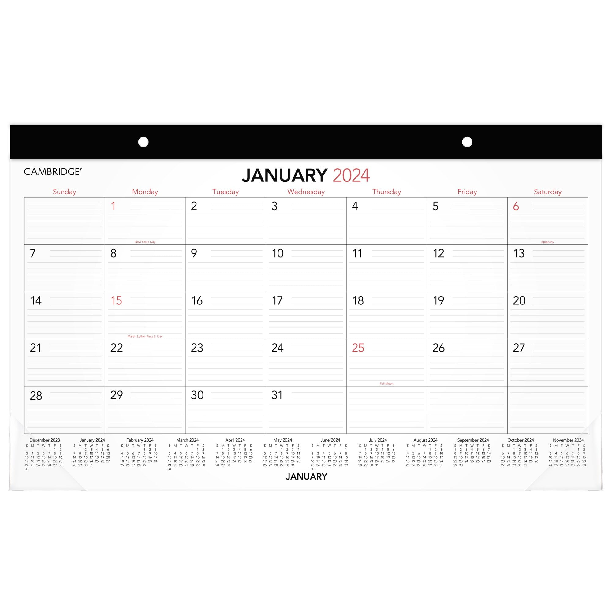 2025 Business Card Calendar Adhesive Back Guenna Bridgette