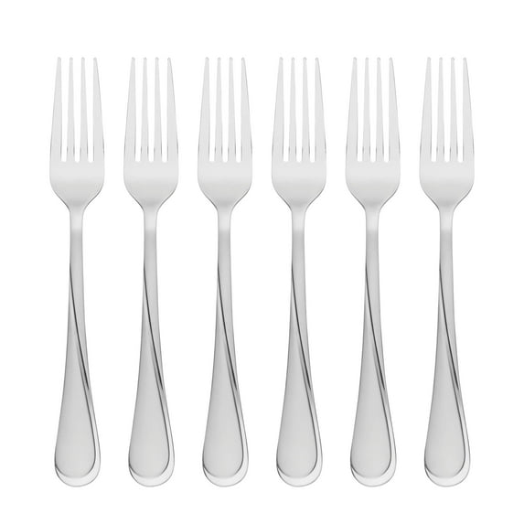 Cambridge 4216G6HCCB03 Gravity Sand Dinner Forks, Set Of 6